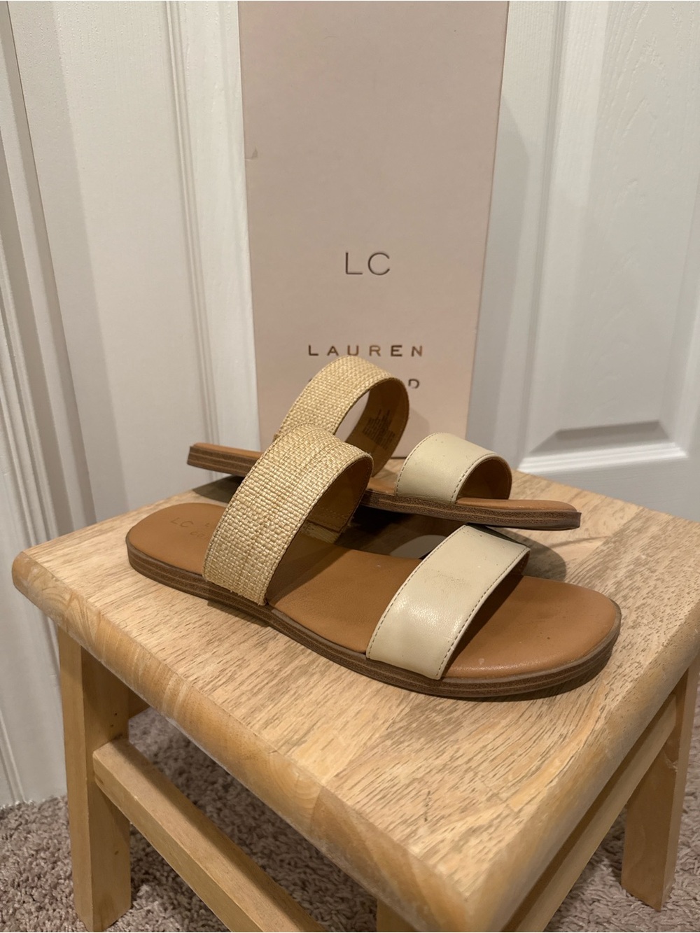 Lauren Conrad Double Strap Slides